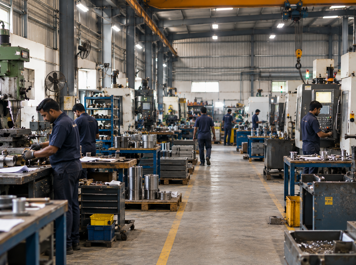 Small manufacturer moving to a larger factory shed